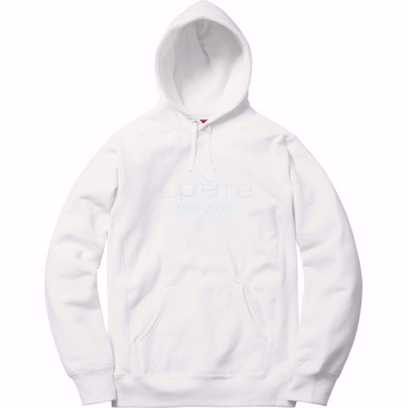 Supreme classic logo hoodie hotsell